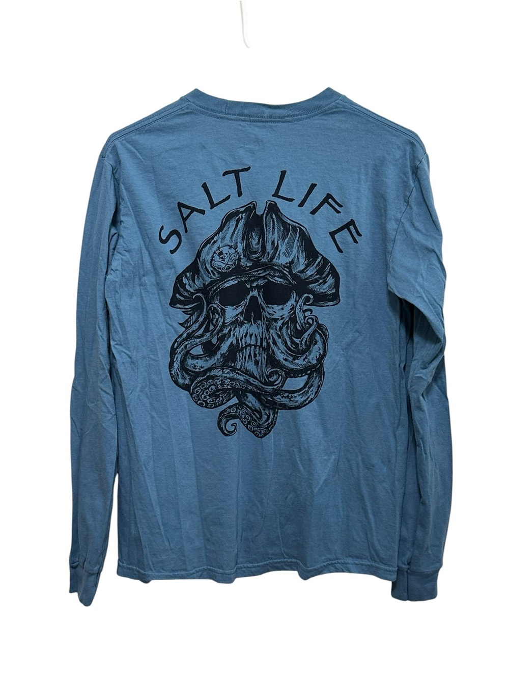 Salt Life Men's Long Sleeve Tee - Dusty Blue - Picture 2 of 3